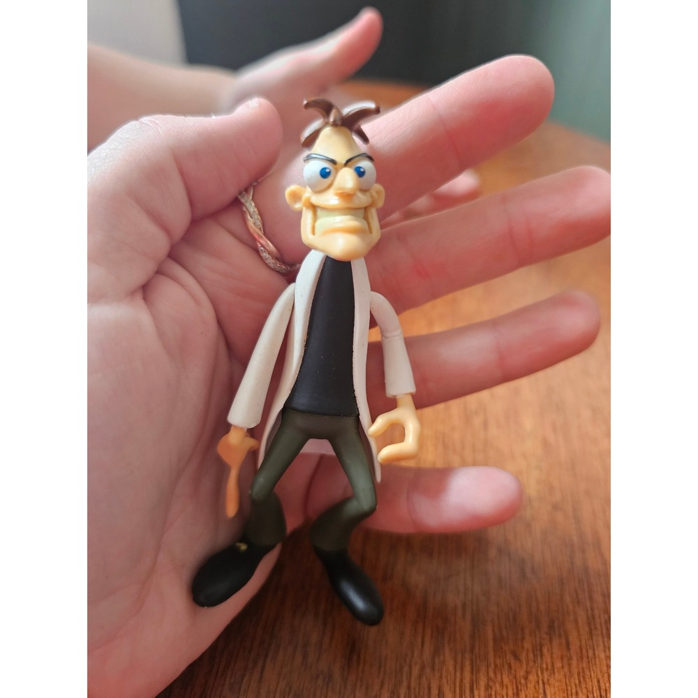 Disney Phineas and Ferb Dr Heinz Doofenshmirtz Action Figure Jakks Pacific